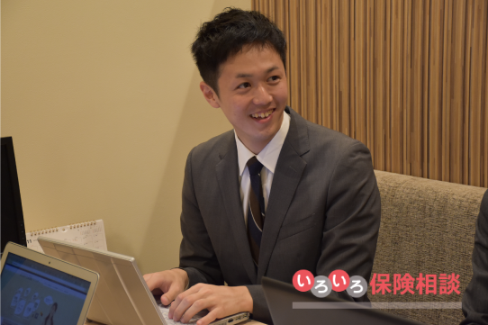 みんなの生命保険アドバイザーの方と管理人